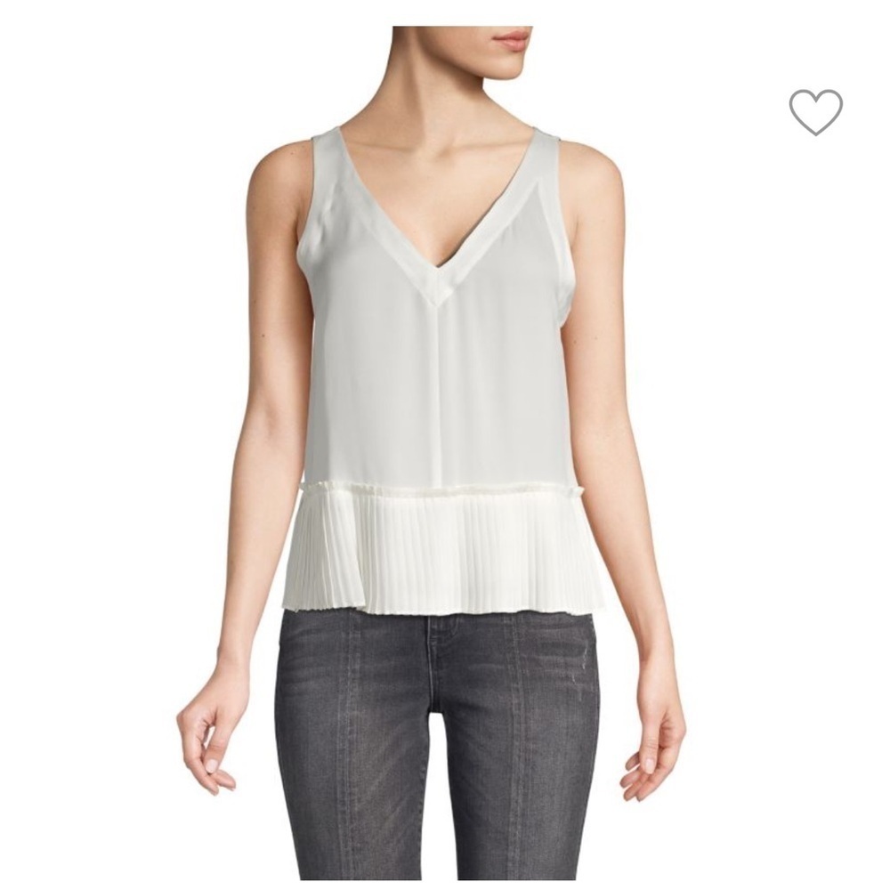 Rebecca Taylor Off White Silk Camisole Top